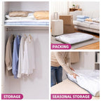TAILI 8 Pack Vacuum Storage Bags, XXL Jumbo (47x39 Inch), Vacuum Sealed Bags for Comforter and Blankets, Bedding, Clothing, Giant Space Saver Bags for Huge Stuffed Toy - size: 8 XXL