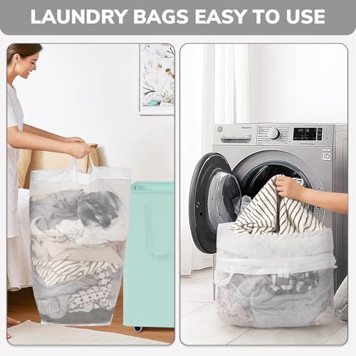 Goodpick Rolling Laundry Basket with Wheels 2-Pack, 75L Large Collapsible Laundry Hamper with Removable Wash Bag Space for living room, Blue - color: Blue 2-Pack