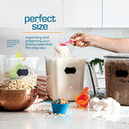 Storeganize Flour Sugar Storage Containers (5.3L/4pk) Great Rice Canisters Sets For The Kitchen pantry, Large Food Storage Containers With Lids Airtight