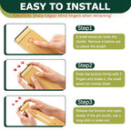 Lzerking Kitchen Drawer Dividers 6 Pack, 17-22" Adjustable Bamboo Drawer Organizers Large, Spring Loaded, Expandable Utensil Organizer, Works in Kitchen, Dresser, Closet, Bathroom, Bedroom
