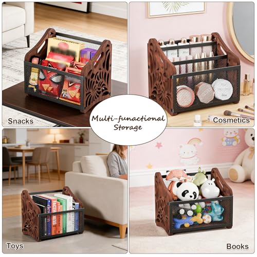Magazine Holder,3-Compartment Magazine Rack Floor,Wood Magazines File Holder Organizer,Rustic Magazines Storage Basket for Books,Newspapers,Mails,Files - color: Brown
