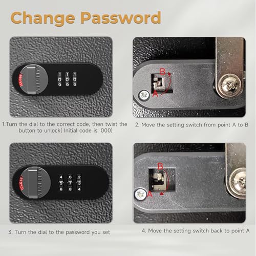16 Key Lock Box Wall Mount, Smart Key Cabinet, use One Time Password,Fixed Code, Bluetooth, Wi-Fi Remote, Key Unlock, Security Lockbox Organizer for Valets, Hotel, Car, Office Key Management & Storage - size: 16 Key (Smart)
