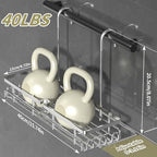 KEGII Shower Caddy Hanging on Towel Bar/Handrails/Shower faucet - Shower Rack Hanging Organizer, Bathroom Shower Curtain Caddy non-Slip