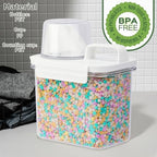 Laundry Detergent Dispenser-1 Pack, 37 oz Detergent Dispenser with 4 Removable Labels, Laundry Soap Dispenser for Laundry Room Organization and Storage, BPA Free & PET Plastic Clear - size: 37 Ounce (Pack of 1)
