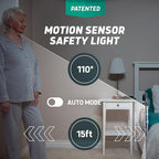Lunderg Large Bed Assist Rail for Seniors with Motion-Activated Light & Storage Pocket - Easy to Install Bed Rails for Elderly Adults Safety & Post-Surgery - Helps Reduce Falls & Support Independence - size: 17.5"