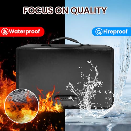 150 Position Key Organizer with Combination Lock, Waterproof Fireproof Zippered Key Case, Key Holder Box for Rental Management Real Estate Sales Hotel Executives