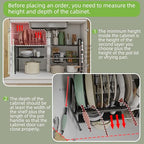 NETEL Adjustable Under Sink Organizers and Storage,Pots and Pans Organizer Under Kitchen Cabinet,Pan Lid Organizers inside Cabinet,Expandable Cabinet Storage Shelf with Pan Rack and 7 Dividers - size: Multi-functional with pot holder