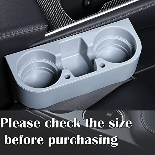 Heart Horse Cup Holder Portable Multifunction Vehicle Seat Cup Cell Phone Drinks Holder Box Car Interior Organizer (Grey) - color: Gray, size: 1 Pack