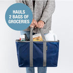 CleverMade Unisex Ecobasket - color: Blue, size: 30L - 1 Pack