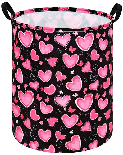 MAIZMZ Girls Storage Basket Kids Hamper Storage Bins Organizer Toy Box Large Canvas Waterproof Laundry Basket for Home/Dorm/Kitchen/Pet/Office/Closet/Shelf/Gift Baskets - color: MR2025917003