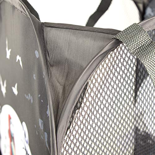 Jay Franco Disney Nightmare Before Christmas Jack & Sally Pop Up Hamper - Mesh Laundry Basket/Bag with Durable Handles (Official Disney Product) - color: Nightmare Before Christmas