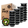 Freshware Meal Prep Bowl Containers [30 Pack] Plastic Bowls with Lids for Soup and Salad, Food Storage Bento Box, BPA Free, Stackable, Lunch Boxes, Microwave/Dishwasher/Freezer Safe (28 oz) - size: 28OZ-30PK