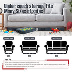 Under Couch Storage, 2 Pack Under Bed Containers, Foldable Under Sofa Storage keeps things out,Under Couch Storage Box for Toys,Blocks,Puzzles, Plush Dolls,Books(23.62 * 15.75 * 3.93in) - size: 23.62*15.75*3.93in