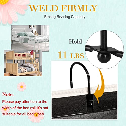 Bedside Storage Caddy/Bedside Hanging Storage Bag for Headboards Bunk Beds Dorm Rooms Book Phone Magazine Holder (2PC Black) - color: 2PC Black