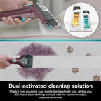 Shark Carpet Cleaner Machine, Portable Upholstery StainStriker, Spot, Odor & Stain Remover, 2 Carpet Cleaner Solutions, 3 Tools, Perfect for Pet Hair, Area Rugs, Couches, Burgundy, PX203BRN - style: StainStriker