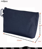 Tool Pouch Zipper Small Tool Bag Pouches Organizer Bag with Metal Carabiner, Nylon 1680D Heavy Duty for Wrenches, Screwdrivers, Pliers, Stationery & Office Supplies Pack of 1, Black, 11 Inch - color: 1 Pack, 11" Black