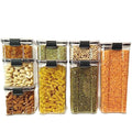 Airtight food storage containers, canisters for countertops, pantry organizers and storage, kitchen organizers and storage- 8Pc