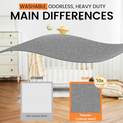 Criusia 3 Pack Sock Underwear Drawer Organizer Dividers, 64 Cell Fabric Foldable Dresser Organizer for Closet Organizers and Storage Boxes for Organizing Socks, Underwear, Ties (16+24+24 Cell, Gray) - color: Grey, size: A - 3 Pack & 64 Cells
