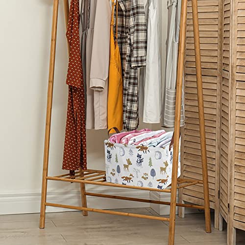 NTAOHAMPER Rectangular Storage Basket, Books Box, Gift Basket, Room Decor(Animal) - color: Animal