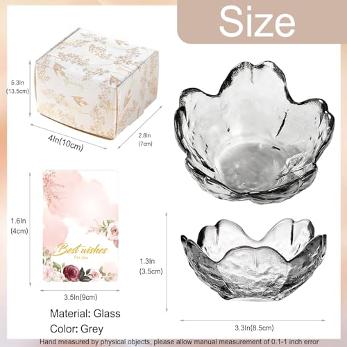 Gifts For Women Trinket Dish Unique Birthday New Home Gifts For Women Her Jewellery Tray Cute Room Decor Aesthetic Bedroom Accessories Ring Dish Holders Small Friendship Christmas House Warming Gifts - color: Smoke Gray