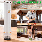 Compact Vacuum Sealer for Food Storage & Preservation,with Reusable Bags, Ultra-long 100-minutes Vacuuming Time,Chef-Preferred 6X Freshness Keep for Home Kitchen RV Travel Seal Meal