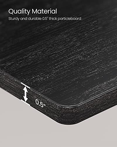 VASAGLE Corner Shelf Wall Mount Set of 2, Corner Floating Shelves, Small Corner Wall Shelf for Decor Storage, for Living Room Bedroom Kitchen Bathroom, Black ULLS831B22 - color: Black