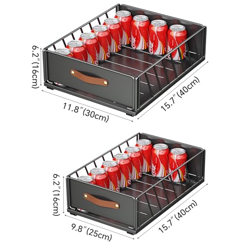 Pull out Cabinet Organizer,Heavy Duty Slide out Pantry Shelves Drawer Storage with Adhesive Nano Film,Sliding Mesh Cabinet Basket with Handle for Kitchen, Bathroom, Home, 9.8"W X 15.7"D X 6.2"H,Black - color: Black, size: 9.8"Wide-15.7"Deep (1Pack)