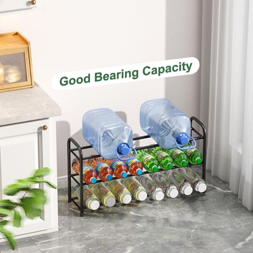 kiplant Shoe Rack for Closet, 3-Tier Expandable Shoe Organizer, Metal Adjustable Black Shoe Shelf Storage Organizer, Free Standing Shoe Rack for Entryway Closet Doorway - color: Black, size: 3-Tier_Long