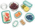 OXO Glass Food Storage Container, Rectangle, 1.6 Cup | Smart Seal | Leakproof | Pack of 2 - size: 1.6 Cup (Pack of 2), style: Glass
