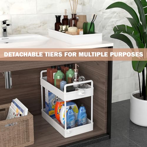 Ronlap 3 Tier Slim Rolling Storage Cart with Wheels Plastic Utility Cart Organizer for Snack Craft Art Postpartum Baby Diaper Nail Makeup in Bathroom Laundry Room Kitchen Bedside Narrow Space, White - color: White