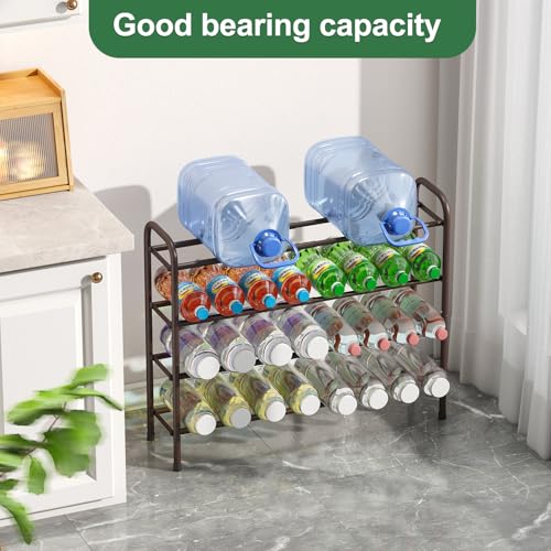 kiplant Metal Shoe Rack, Expandable Metal Shoe Rack for Closet, Entryway & Hallway (Brown, 4-Tier_Long) - color: Brown, size: 4-Tier_Long