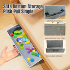 Under Couch Storage, 2 Pack Under Bed Containers, Foldable Under Sofa Storage keeps things out,Under Couch Storage Box for Toys,Blocks,Puzzles, Plush Dolls,Books(23.62 * 15.75 * 3.93in) - size: 23.62*15.75*3.93in
