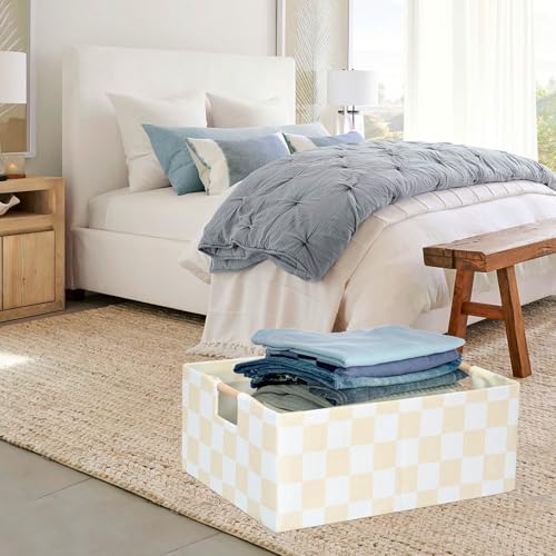 Storage Bin for Shelves Rectangle Closet Baskets Foldable Box with Handles, Gray Storage Bins, Storage Boxes for Home Office Car Dormroom - color: F-RT02549