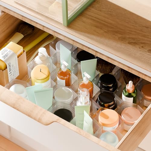 Honeycomb Separator Adjustable Drawer Organizer Divider for Underwear Belt-Scarf Socks Organizer (White(1pc)) - color: White(1pc)