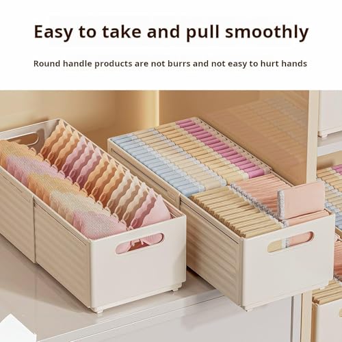 Adjustable Expandable Storage Box, Plastic Organizer and Storage Bins, Drawer Divider, Suitable for Kitchen,Refrigerator, Wardrobes, Bathroom, Office