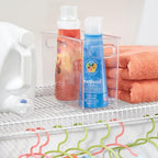 InterDesign iDesign Pantry Bin with Handles - Storage Bin for Cabinets, Fridge, or Freezer - Clear - Made in USA (Pack of 4) - size: Extra Large (Pack of 4)