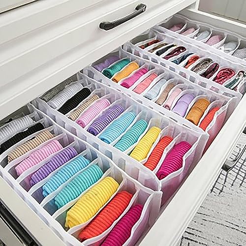 Accordion Organizer 3 PCS. (Non-Wowen Spunbond Fabric) - Closet Organizers Good for 11 Compartments - Organizer for Clothes - Clothes Divider - Storage Box (3 pcs. X-Large)