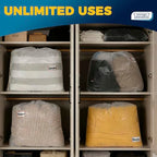 Storage Standard Large Clear Plastic Bags for Storage 6-Pack - Waterproof Extra Large Plastic Bags with Zip Ties, Heavy-Duty Cover for Clothes, Blankets, Linens & Bedding Organization - 32 x 42 Inches - size: 32'' x 42’’