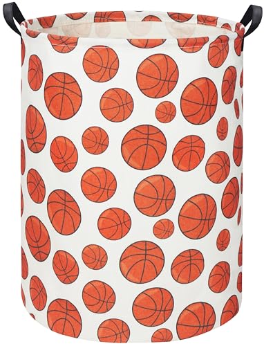 Basketball Kids Laundry hamper Baby Hamper for Nursery Boy and Girl Hamper Cute Kids Toys Storage Bin Organizer Room Decor for Home(Basketball) - color: Basketball