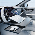 Portable Large Steering Wheel Tray Table for Car - Adjustable Laptop Holder Desk & Food Trays, Car Tray that Fits Over Steering Wheel Cover, Eating Food & Working, Driver Office Accessories - style: Car Laptop Desk