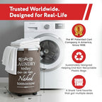 Laundry Trolley 360 - color: Brown, size: Swivel Wheels