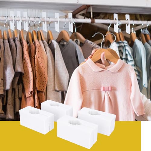 140 Pieces Rectangular Size Dividers, Clothing Hanger Dividers - Premium Clothing Rack Dividers for Exceptional Wardrobe Organization, Writable, by KUKLIPJIM