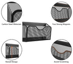 JANE EYRE Magnetic File Holder - 3PCS File Paper Mail Organizer No Drilling Magazine Paper Document Holder/Magnetic Hanging File Organizer for File Cabinets, Office, Whiteboard, BLACK - color: BLACK