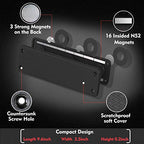Magnetic Ammunition Holder, Gun Magnet Double Sided,Gun Magazine Storage/Organizer in Shelf, Cabinet, Locker, Vault, Desk,Door, Ammo Gun Safe Accessories Mount for Pistol, Handgun Mags&Clips - size: 1 Pack Magnetic Ammunition Holder