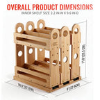Pull Out Spice Rack Organizer for Cabinet Wide Slide Out Seasoning Rack Fits 2.1" Jars Large Capacity for Pantry Kitchen Cabinet 9" Deep Heavy Duty Easy Install