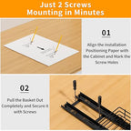 RCHYFEED Pull Out Spice Rack Organizer for Cabinet,Slide out Spice Organizer for Inside Cabinets,Heavy Duty Spice Organization for Kitchen and Pantry,Seasoning,Sauces(1-Tier,4.5" Wx10.5 Dx2.5 H) - size: 1 Tier-4.5''Wx10.5''Dx2.5''H