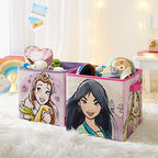 Disney Princess Collapsible Storage Cubes, Set of 2, 10"x10" - color: Princess / Multicolor