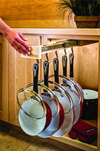 Glideware Pan 7 Hook Utility Organizer with Ball Bearing Slides