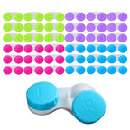 KISEER 36 Pack Colorful Contact Lens Case Box Holder Container Soak Storage Kit - size: 36 Count