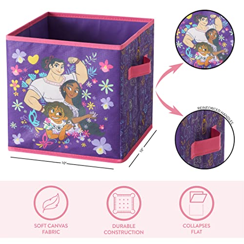 Disney Encanto Set of Two Spacious Collpasible Storage Cubes, 10"x10" - color: Encanto